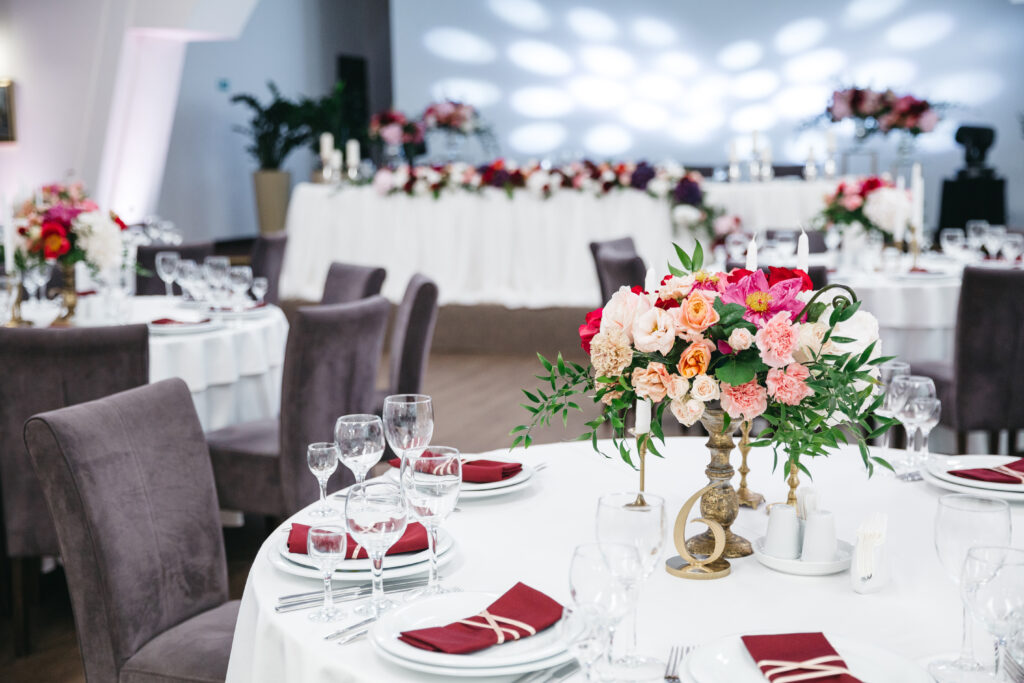 decorated wedding restaurant